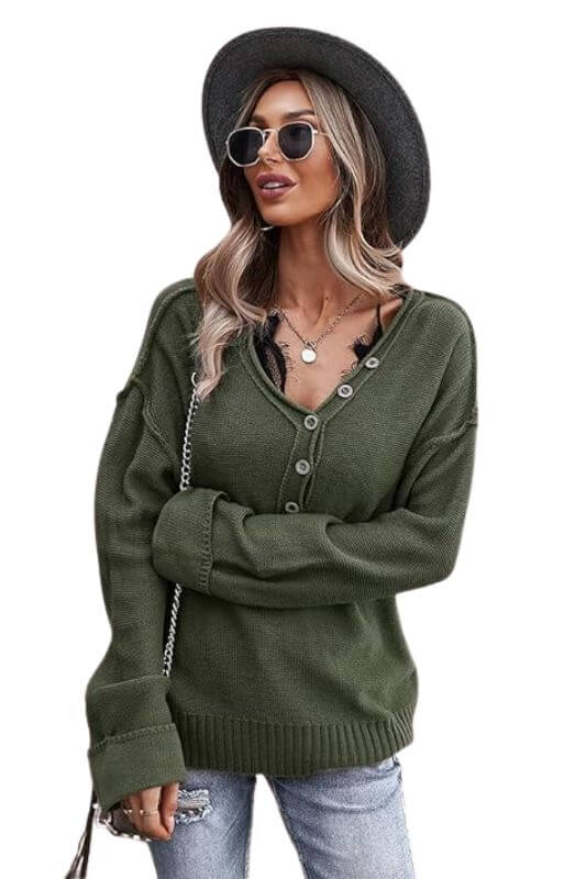 essential buttoned knit tops-essential buttoned knit top green-essential buttoned knit top near me-essential buttoned knit top online-essential buttoned knit top outfit-chunky knit v neck sweater-chunky knit v neck sweater women's-chunky knit v-neck sweater near me-chunky knit-v-neck sweater sale-jolie girl boutique-joliej-boutique-mature women fashion