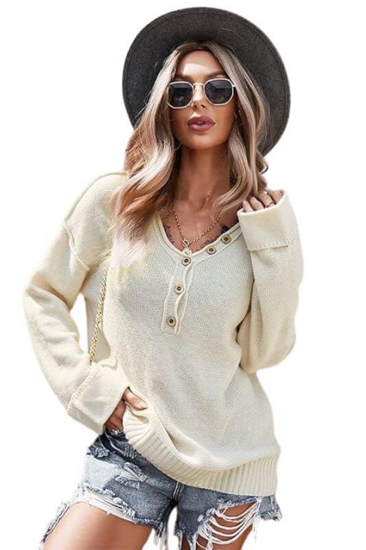 essential buttoned knit tops-essential buttoned knit top green-essential buttoned knit top near me-essential buttoned knit top online-essential buttoned knit top outfit-chunky knit v neck sweater-chunky knit v neck sweater women's-chunky knit v-neck sweater near me-chunky knit-v-neck sweater sale