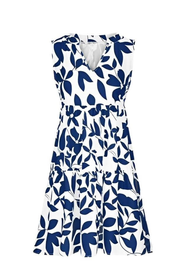 Boho Floral Tiered Dress | Mature Women's Summer Dresses Jolie Vaughan Boutique Boho Floral Tiered Dress | Mature Women's Summer Dresses Jolie Vaughan Boutique