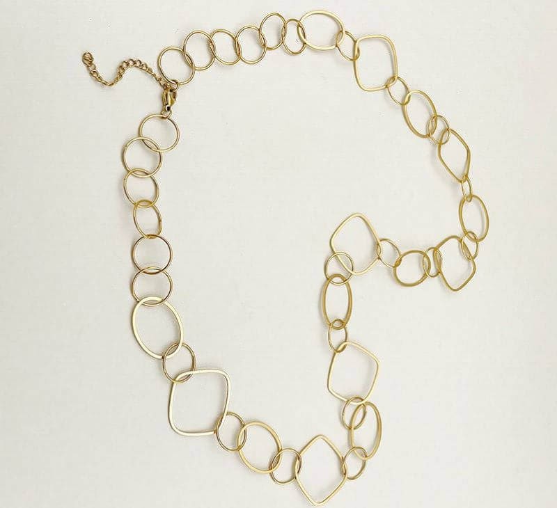 Everyday Gold Loop Long Necklace