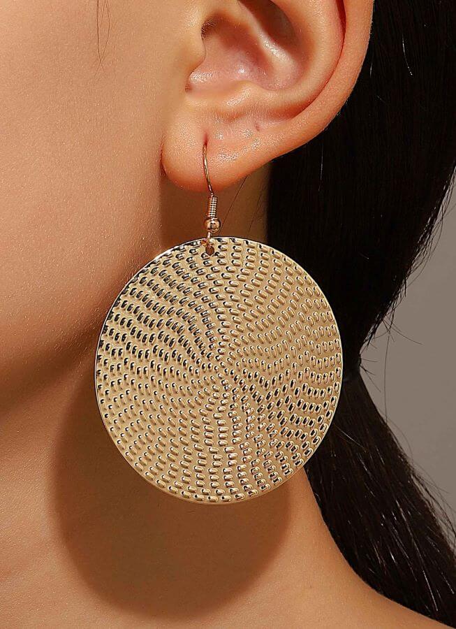 Urban Elegance 14K Plated Drop Earrings