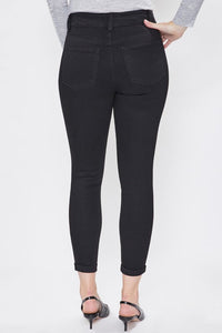Hide Your Muffin Top Two Button Rolled Cuff Jean