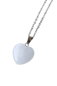 Blissful Stone Heart Necklace