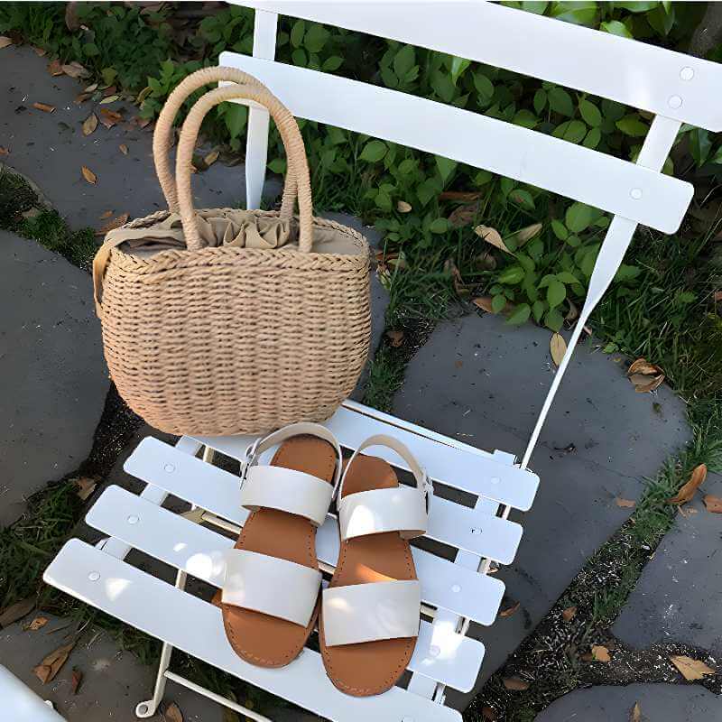 Large straw bags for summer hot sale