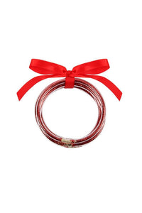 Glitter & Glam Jelly Bangles (Set of 5)