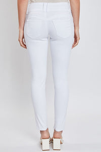WannaBettaButt Three-Button Skinny Ankle Jean