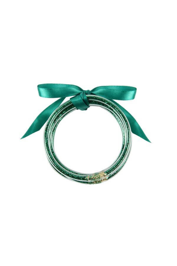 Glitter & Glam Jelly Bangles (Set of 5)