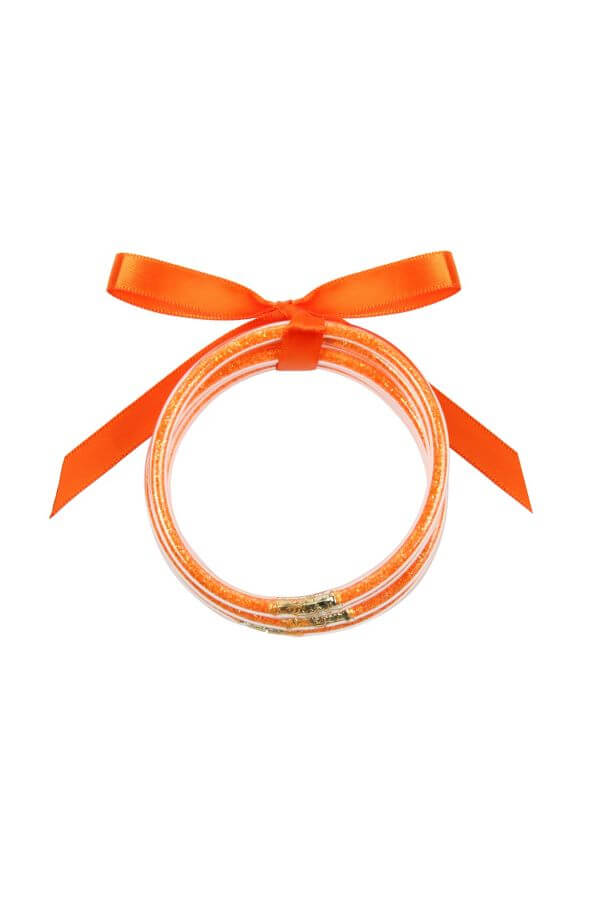 Glitter & Glam Jelly Bangles (Set of 5)