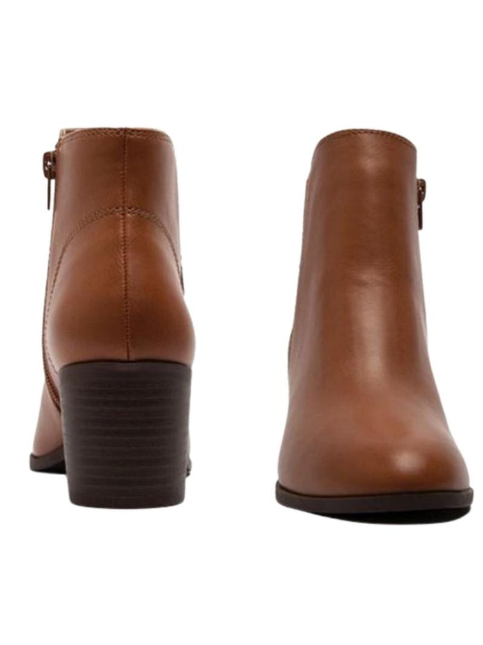 Topanga PU Leather Slip-On Booties