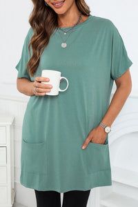 v neck t shirt dress with pockets-can you wear a shirt with a pocket with a suit-VNeck Pocket TShirt Dress- mature womens dresses-mature womens tshirt dress with pocket-tshirt dress with pockets-dress with pockets-jersey tshirt dress with pockets-dress with pockets-mature womens dress with pocket-tee shirt dress with pockets-jersey tee shirt dress with pockets-Perfect Tunic Short Sleeve Pocket Dress Jolie Vaughan-Online Clothing Boutique near Baton Rouge, LA-mature womens clothing-mature dresses