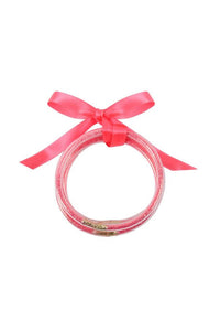 Glitter & Glam Jelly Bangles (Set of 5)
