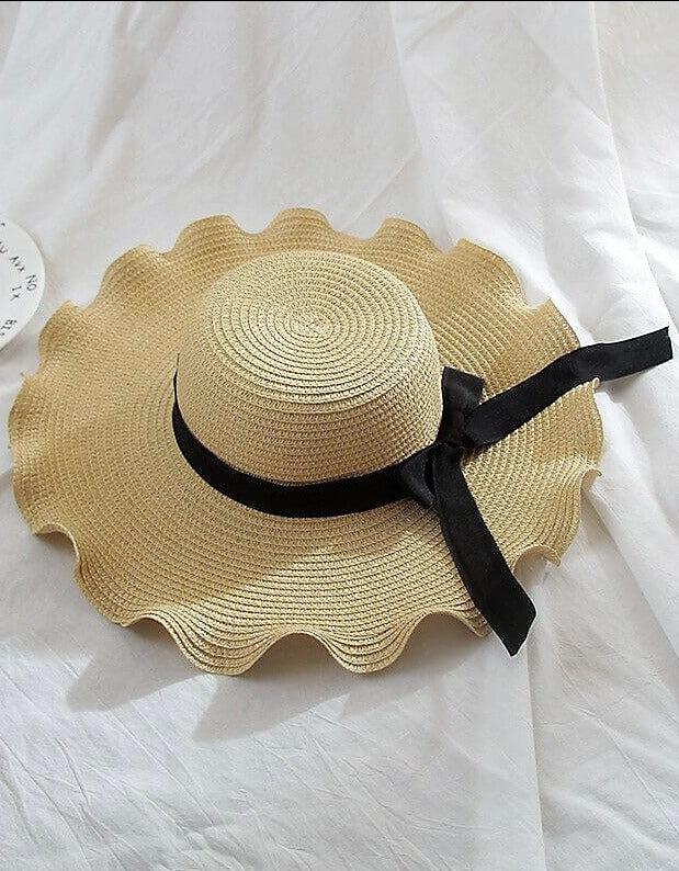 Beach Hats for Women, Straw Sun Hat with Wide Brim, Summer Floppy Beach  Hats for Women, Packable Floppy Straw Garden Hat 