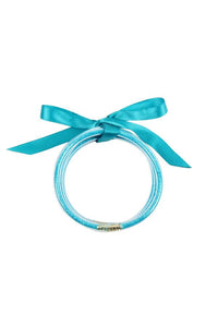 Glitter & Glam Jelly Bangles (Set of 5)