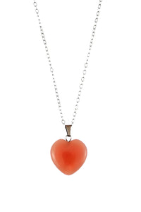 Blissful Stone Heart Necklace