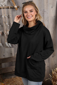 Cowl Neck Tunic with Pockets freeshipping - Mature Women's Clothing Online | Jolie Vaughan Boutique