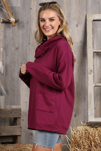 Cowl Neck Tunic with Pockets freeshipping - Mature Women's Clothing Online | Jolie Vaughan Boutique