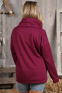 Cowl Neck Tunic with Pockets freeshipping - Mature Women's Clothing Online | Jolie Vaughan Boutique