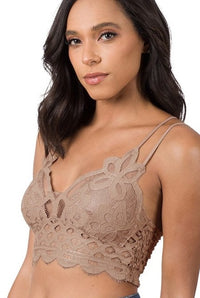 Anemone Isabelle Crocheted Lace Bralette Jolie Vaughan Mature Women's Online Clothing Boutique