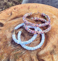 A Beautiful Day Sequin Hoop Earrings Jolie Vaughan | Online Clothing Boutique near Baton Rouge, LA