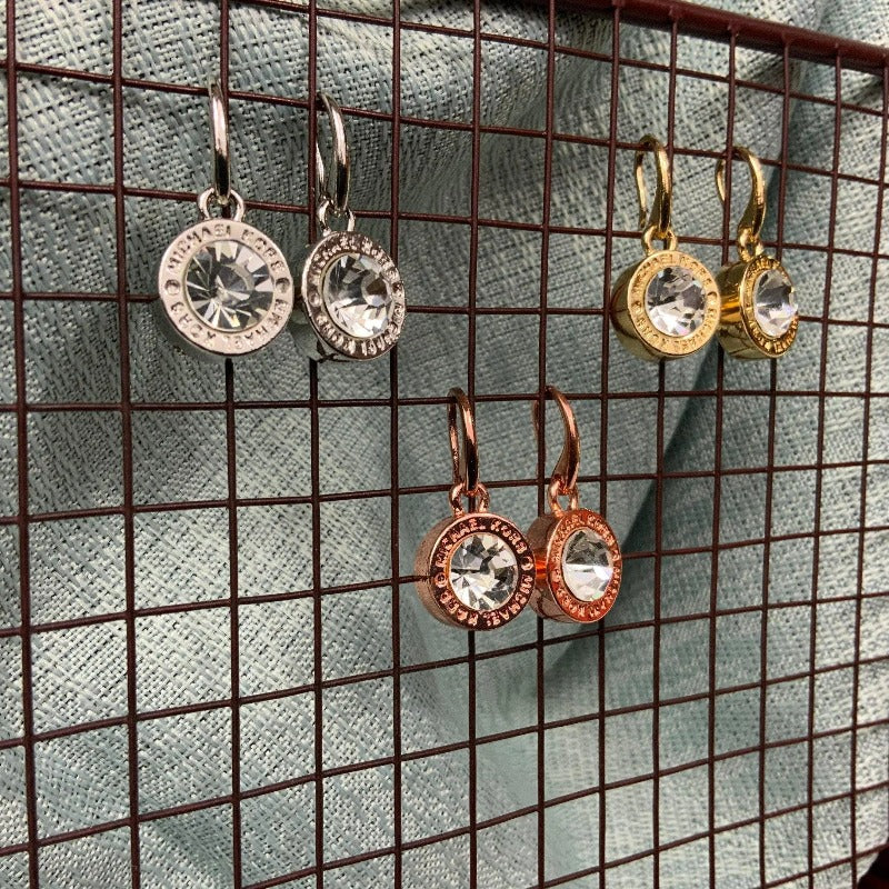 Absolutely Essential Round Stone Detailed Earrings Jolie Vaughan | Online Clothing Boutique near Baton Rouge, LA