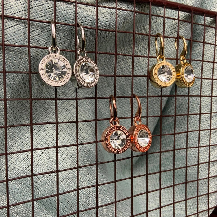 Absolutely Essential Round Stone Detailed Earrings Jolie Vaughan | Online Clothing Boutique near Baton Rouge, LA