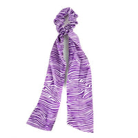 Animal Print Scrunchie Ribbon Hair Tie Jolie Vaughan | Online Clothing Boutique near Baton Rouge, LA