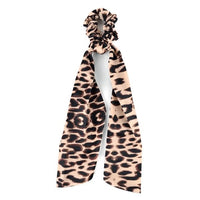 Animal Print Scrunchie Ribbon Hair Tie Jolie Vaughan | Online Clothing Boutique near Baton Rouge, LA