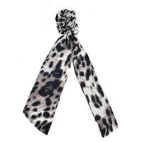 Animal Print Scrunchie Ribbon Hair Tie Jolie Vaughan | Online Clothing Boutique near Baton Rouge, LA