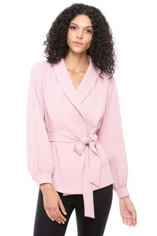 Baby Magic Crepe Lightweight Blazer Jacket Jolie Vaughan | Online Clothing Boutique near Baton Rouge, LA