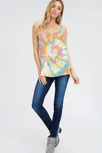 Blow your Mind Tie-Dye Tank by Phil Love Jolie Vaughan | Online Clothing Boutique near Baton Rouge, LA
