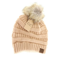 CC Beanie Fur Pom-Pom Beanie Jolie Vaughan | Online Clothing Boutique near Baton Rouge, LA
