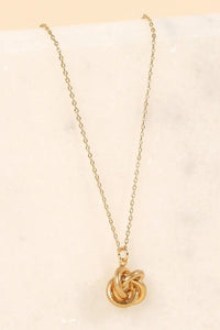 Celtic Knot Pendant Short Necklace Jolie Vaughan | Online Clothing Boutique near Baton Rouge, LA