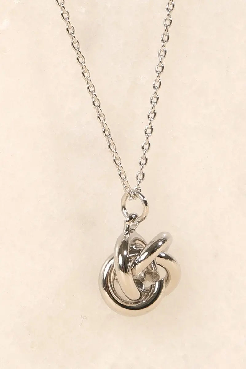 Celtic Knot Pendant Short Necklace Jolie Vaughan | Online Clothing Boutique near Baton Rouge, LA