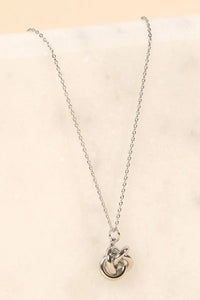 Celtic Knot Pendant Short Necklace Jolie Vaughan | Online Clothing Boutique near Baton Rouge, LA
