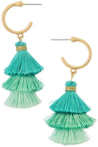 Color Me Pretty Pom Earrings Jolie Vaughan | Online Clothing Boutique near Baton Rouge, LA