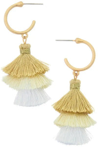 Color Me Pretty Pom Earrings Jolie Vaughan | Online Clothing Boutique near Baton Rouge, LA