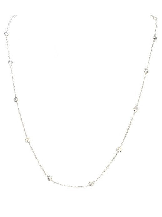 Diamond By the Yard Chain Necklace Jolie Vaughan | Online Clothing Boutique near Baton Rouge, LA