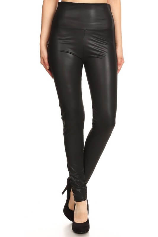 Dex High Waisted Plus Size Faux Leather Leggings – S.O.S Save