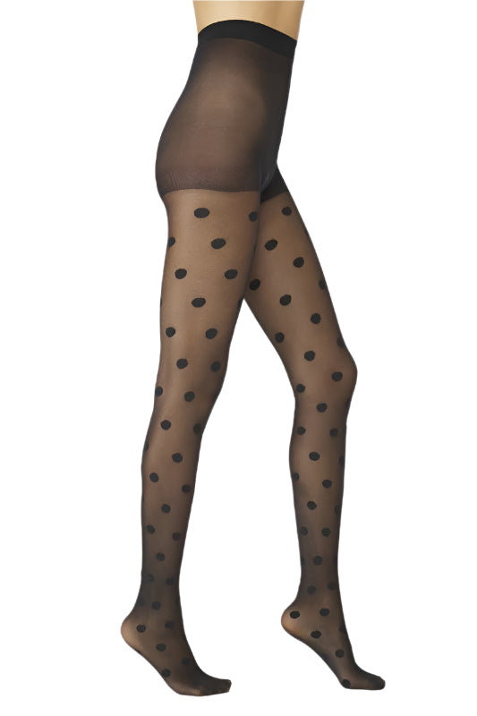 Fashion Polka Dot Print Tights Jolie Vaughan | Online Clothing Boutique near Baton Rouge, LA
