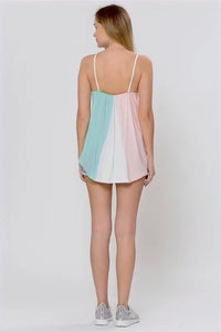 Flowy Color-Block Asymmetrical Hem Tank Jolie Vaughan | Online Clothing Boutique near Baton Rouge, LA