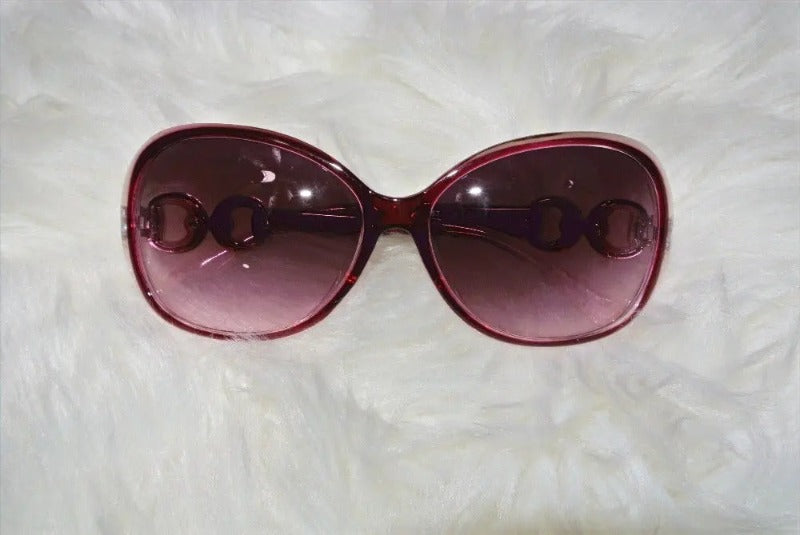 Glamorous Round Chain-Link Sunglasses Jolie Vaughan | Online Clothing Boutique near Baton Rouge, LA