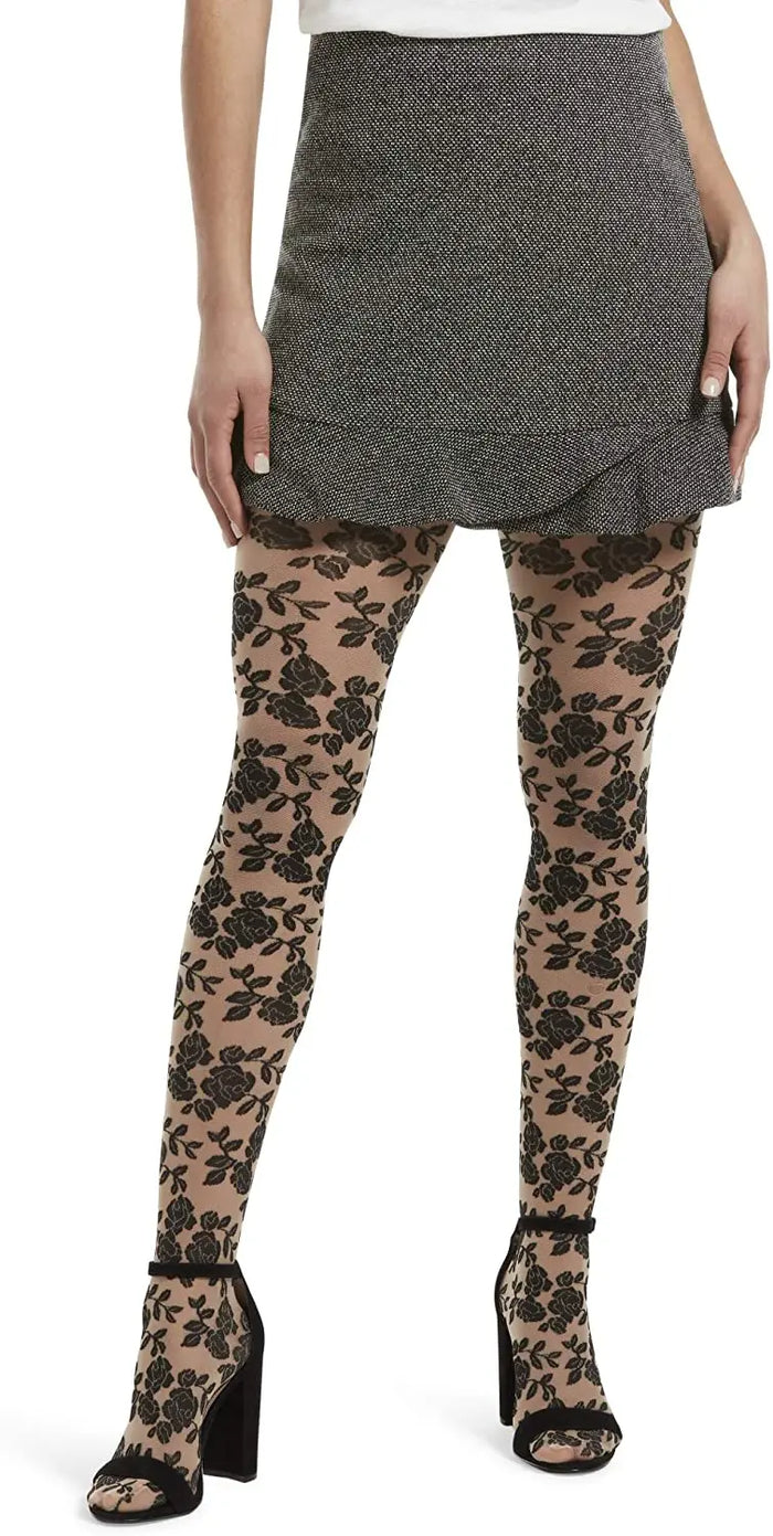 HUE Fashion Floral Print Tights Jolie Vaughan | Online Clothing Boutique near Baton Rouge, LA