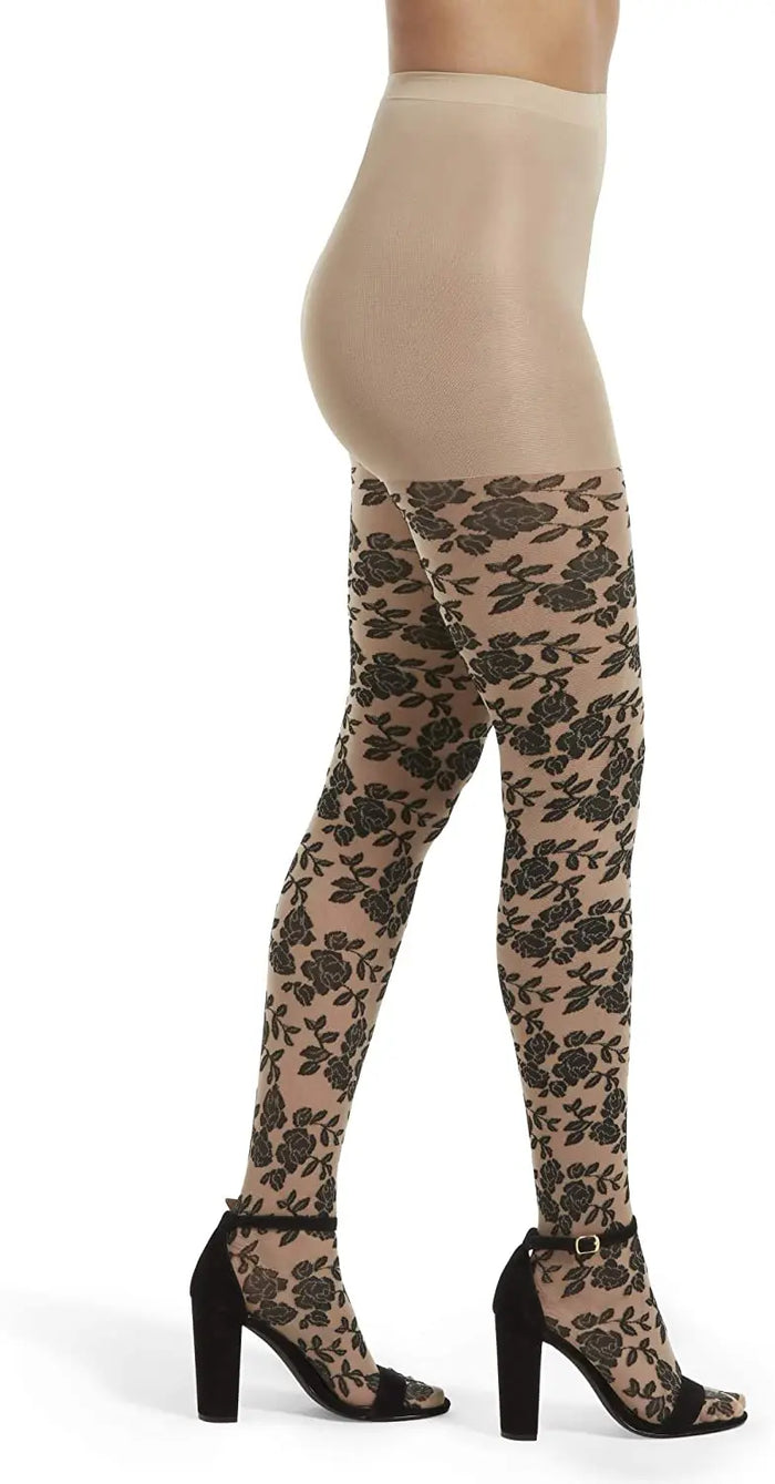 HUE Fashion Floral Print Tights Jolie Vaughan | Online Clothing Boutique near Baton Rouge, LA