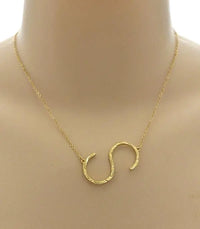 Hammered Initial Necklace Jolie Vaughan | Online Clothing Boutique near Baton Rouge, LA Intial Necklace-personalized jewerly-necklace-womens jewlerly-womens jewelry afterpay-mature women-jolie j-jolie girl