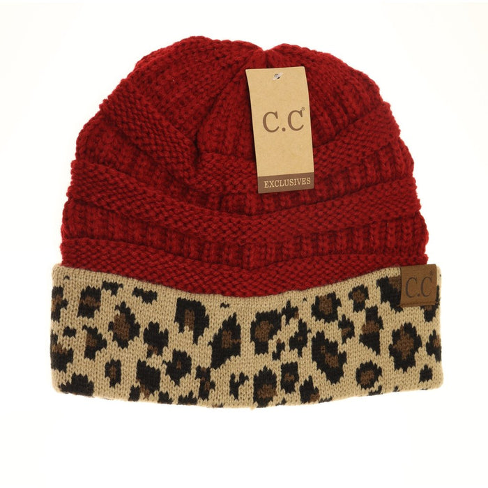 CC Beanie Leopard Print Beanie freeshipping - Mature Women's Clothing Online | Jolie Vaughan Boutique