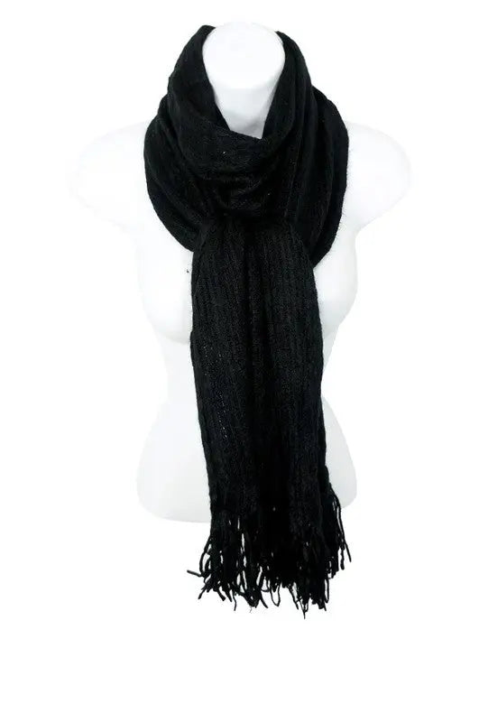 Hudson Classic Fringe Scarf Jolie Vaughan | Online Clothing Boutique near Baton Rouge, LA