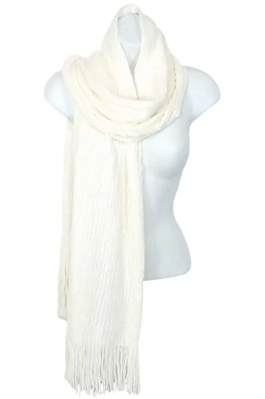 Hudson Classic Fringe Scarf Jolie Vaughan | Online Clothing Boutique near Baton Rouge, LA