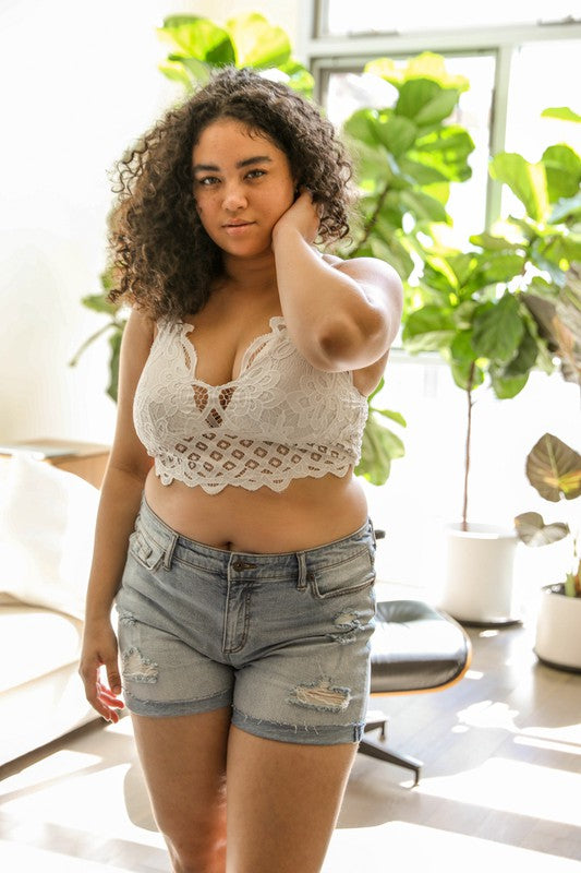 Anemone crochet lace store bralette