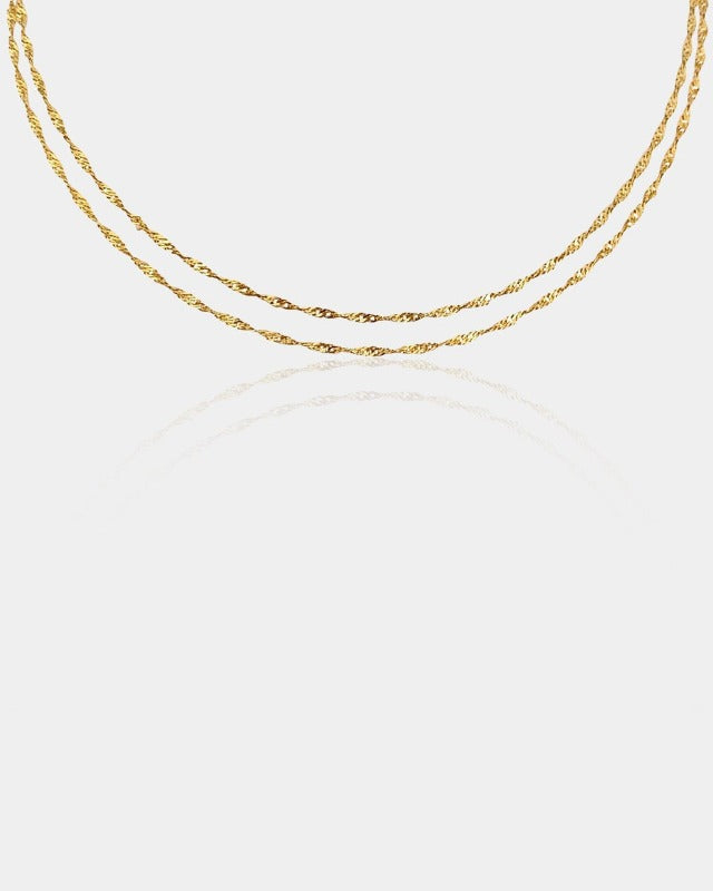 Marrin Costello Helix Layer Necklace Jolie Vaughan Mature Women's Online Clothing Boutique