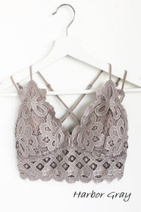 Anemone Isabelle Crocheted Lace Bralette Jolie Vaughan Mature Women's Online Clothing Boutique